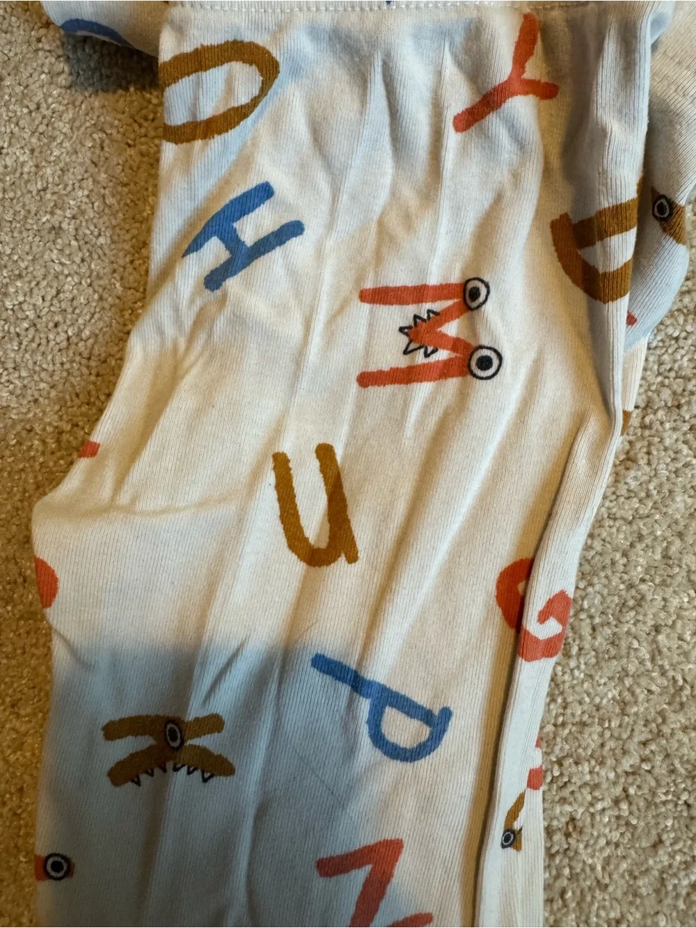 5T L/S Carter's Kids Pajama Set Bundle - Blue, Green, Cream, Navy & Gray